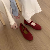Vintage Flat Mary Jane Soft Sole Shoes