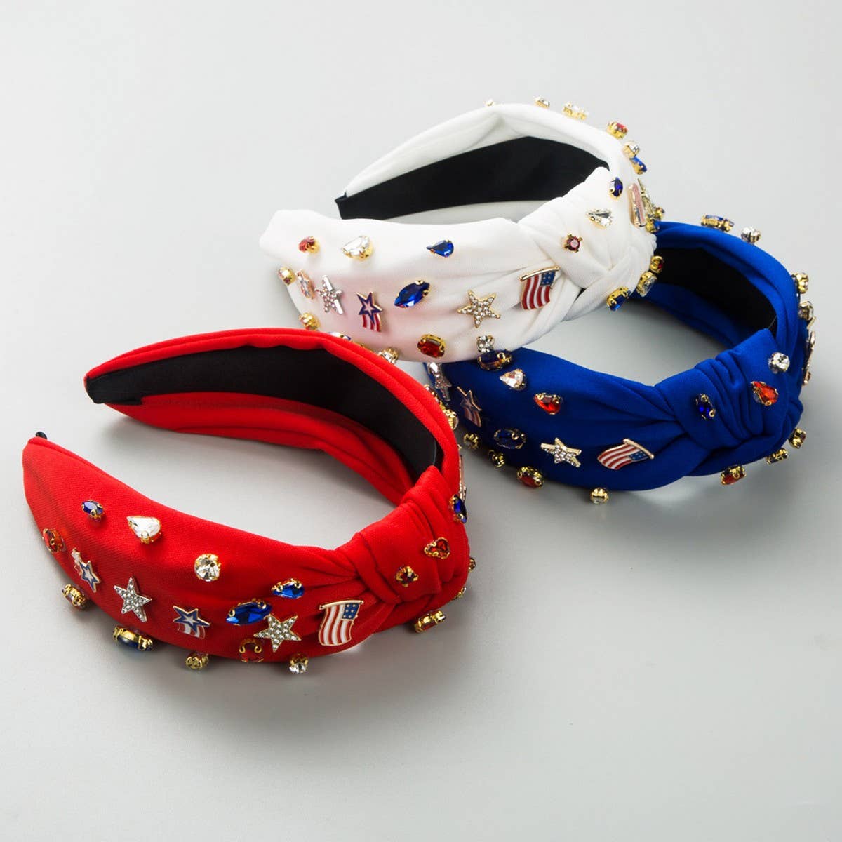 AMERICAN FLAG CREATIVE DIAMOND HEADBAND_CWAHA1252