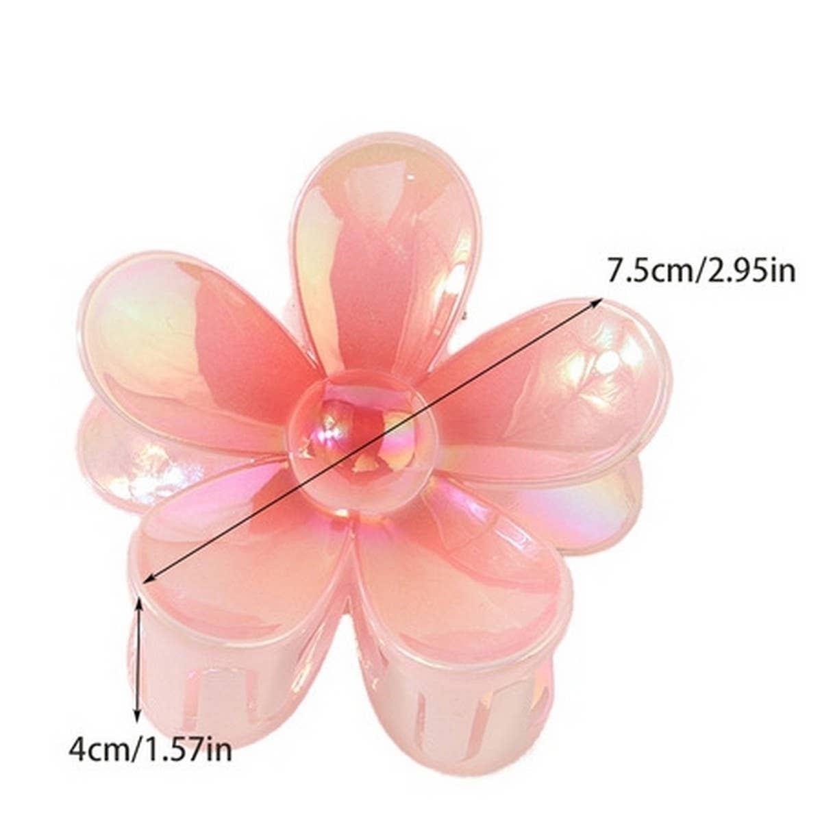Cwaha1385_Sweet Colorful Flower Hair Claw Clip