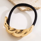 MINIMALIST METAL GEOMETRIC ELASTIC HAIR TIE_CWAHA6188