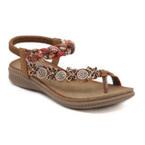 BOHEMIAN HAND WOVEN RIBBON RHINESTONE SANDALS_CWSHS0513