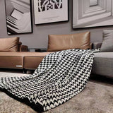 LEISURE PLAID SOFA COVER BLANKET_CWMM0415