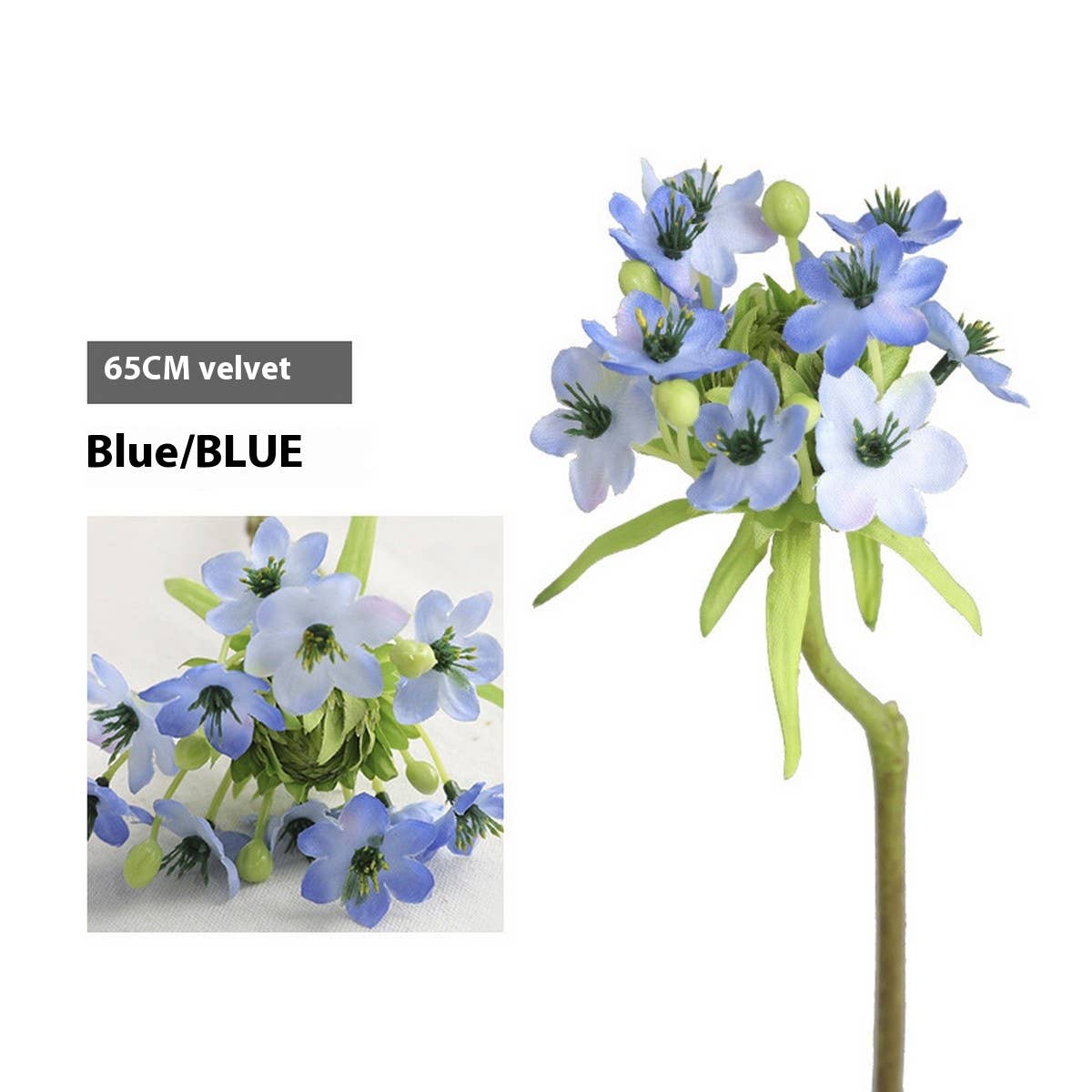 Velvet Artificial Fresh Bouquet Handheld Flower_Cwmm6470