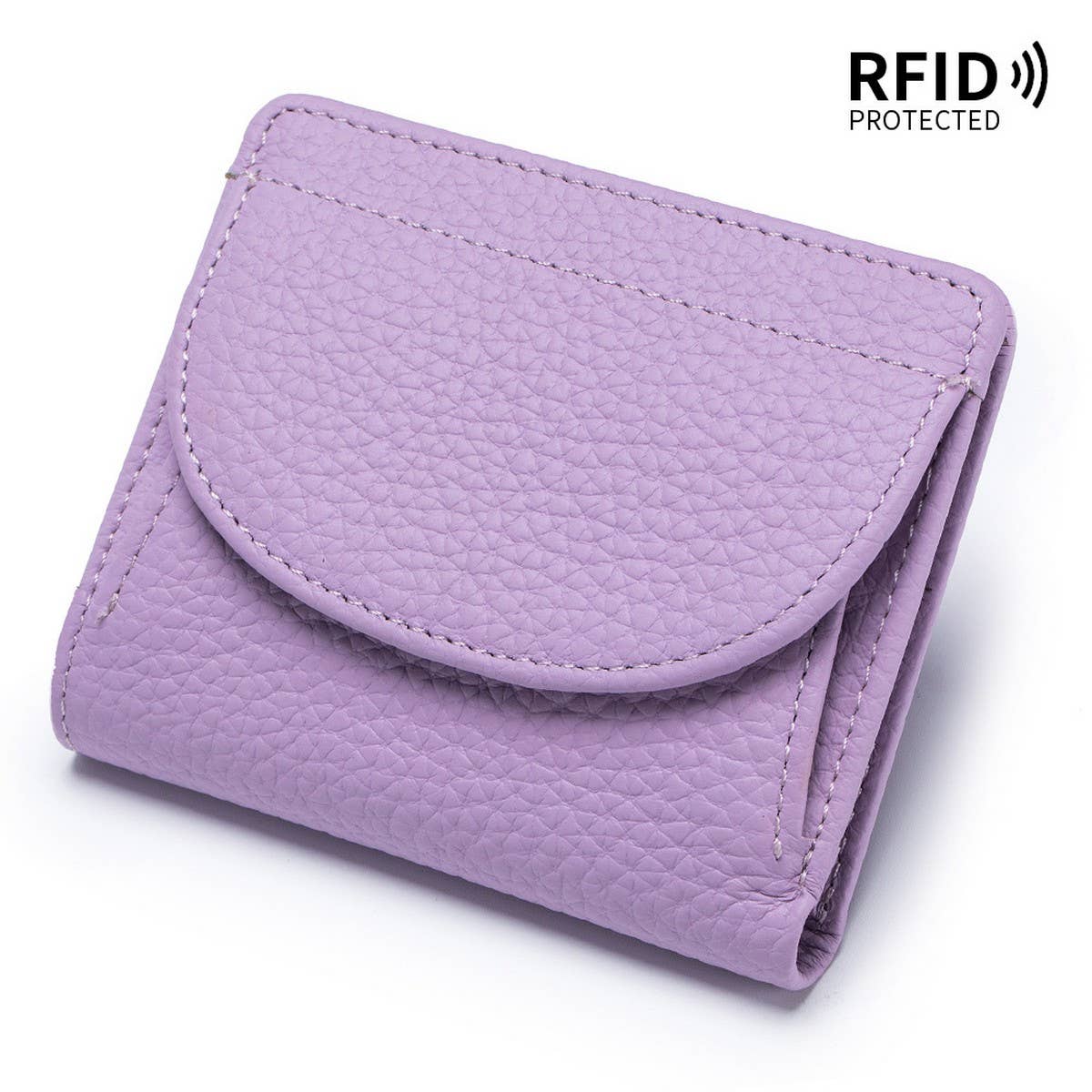 MINI SIMPLE FOLDING ULTRA THIN LEATHER WALLET_CWAB3710