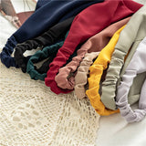 SOLID COLOR CHIFFON TRIANGLE SCARF HAIRACCESSORIES_CWAHA4154