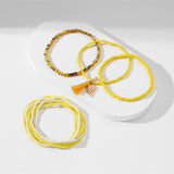 HANDMADE TASSEL ANKLET WING CHARM DESIGN_CWMM6364