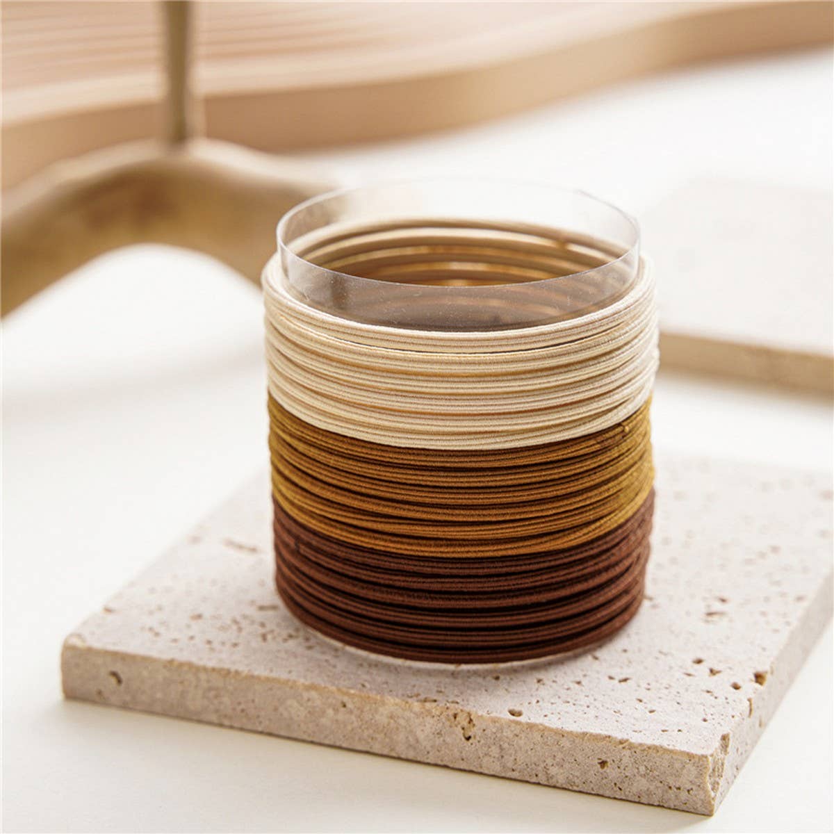 BLACK COFFEE COLOR SET HAIR TIES_CWAHA0332