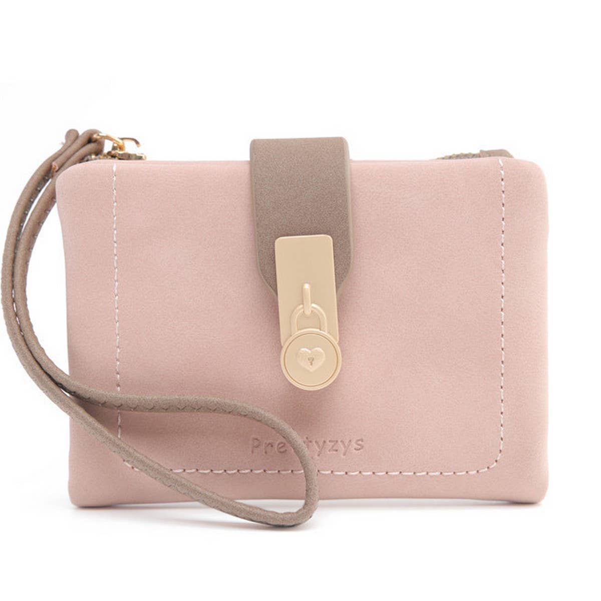 Short Womens Solid Color Folding Coin Purse_Cwab2340