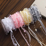 PEARL RIBBON HAND WOVEN HANDMADE ACCESSORIES_CWMM5746