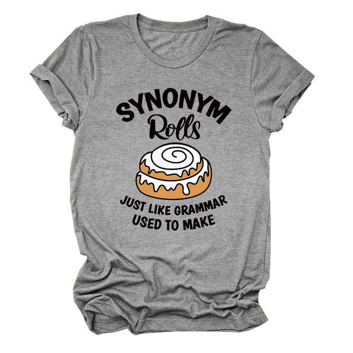 LOOSE FIT WOMEN S T SHIRT WITH CUTE GRAPHIC _CWTTSL0486