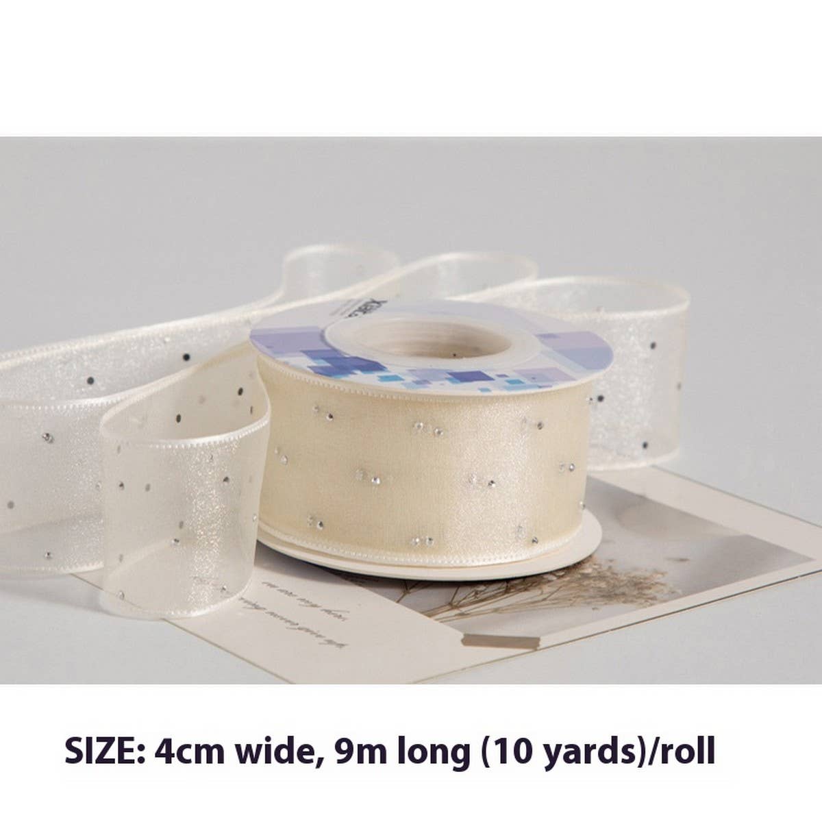 4CM HOT DIAMOND CRINKLE YARN DIY RIBBON_CWMM5750