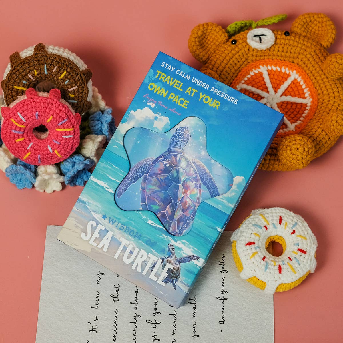 BLUE WAVE TURTLE COVER HARD SHELL NOTEBOOK_CWMM1849