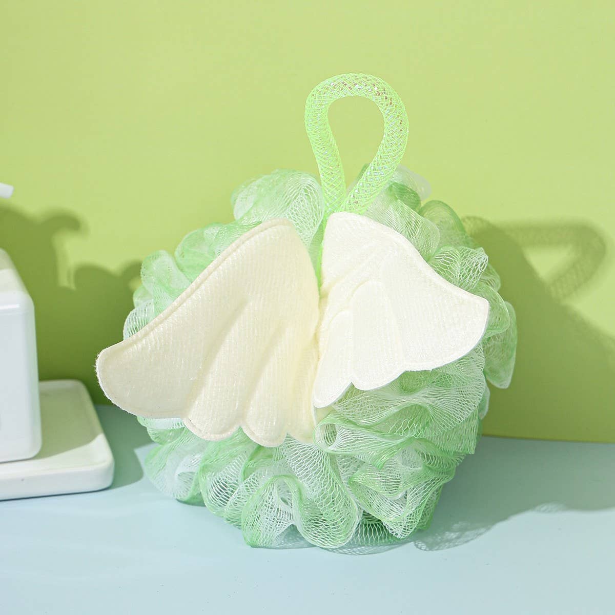 BATH POUF WINGS BATH BALL BATH FLOWER BALL_CWMM3359