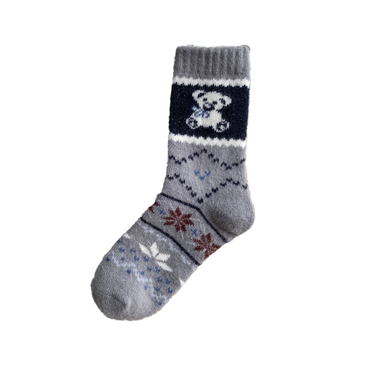 Womens Thick Wool Cartoon Slouchy Socks_Cwms03288