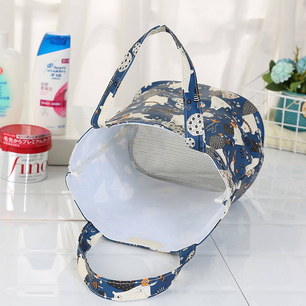 LEISURE TRAVEL BREATHABLE MESH HANDBAG WASH BAG_CWAB1727