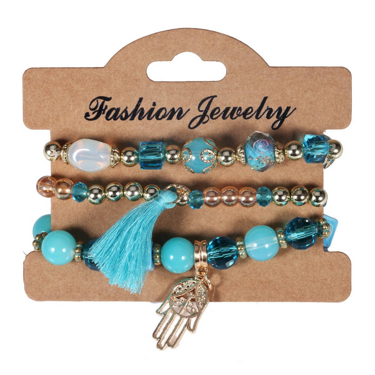 Womens Tassel Handmade Beaded Bracelet