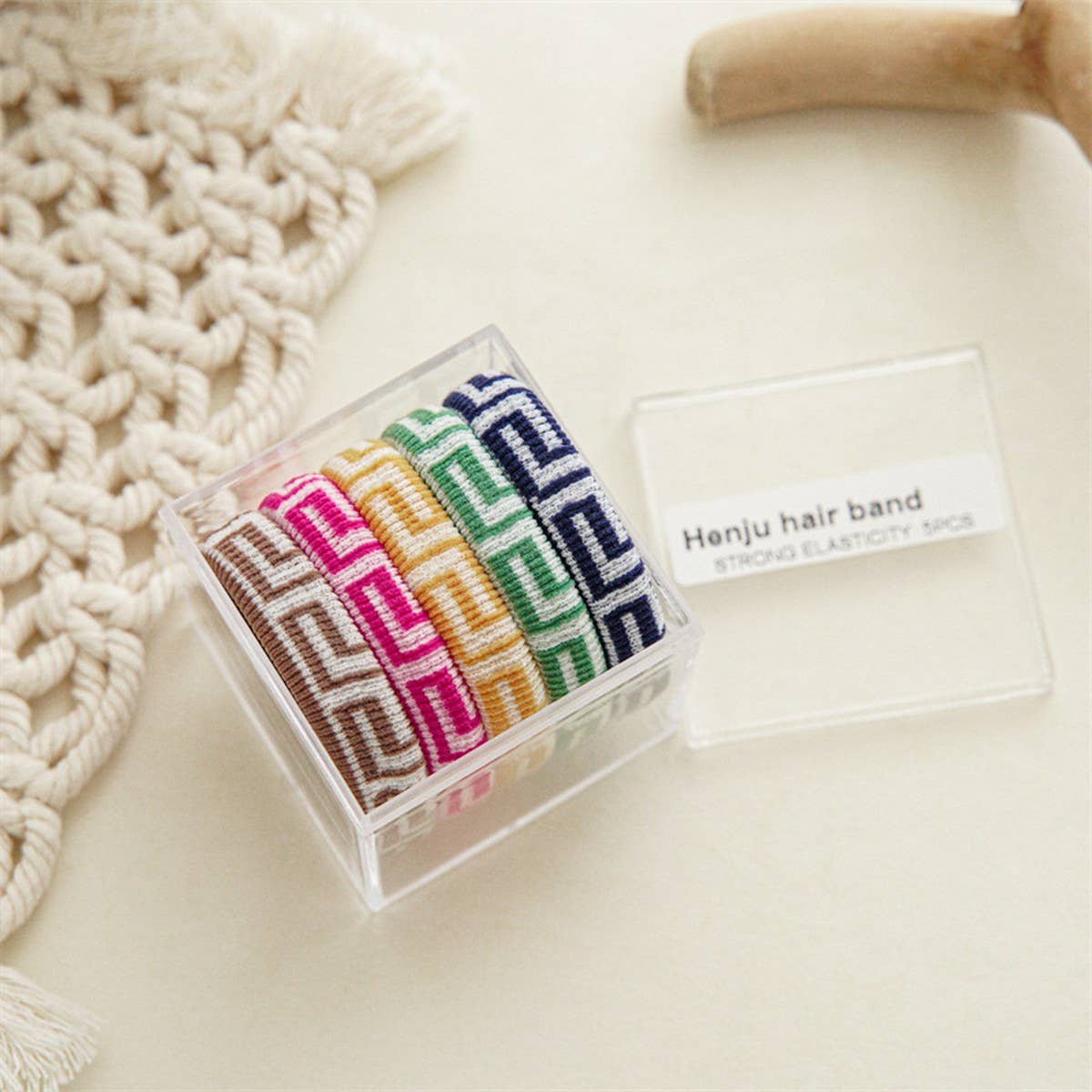5 PIECE SET OF HIGH ELASTIC HAIR TIES_CWAHA1112