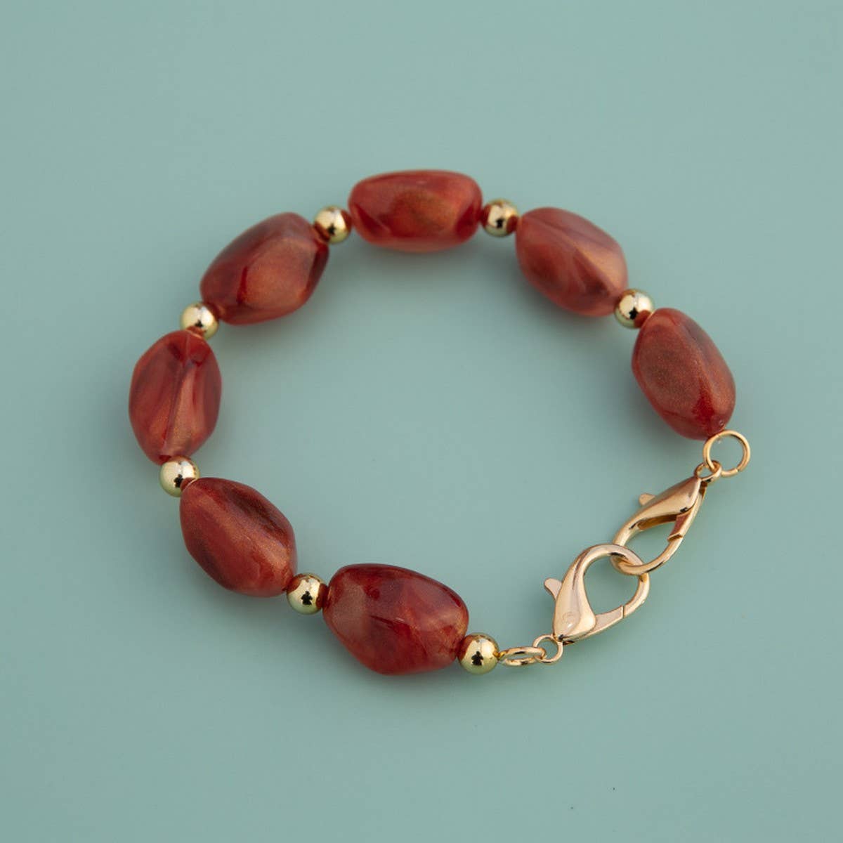 11 81IN IRREGULAR ACRYLIC STONE CHAIN BAG STRAP_CWMM5063