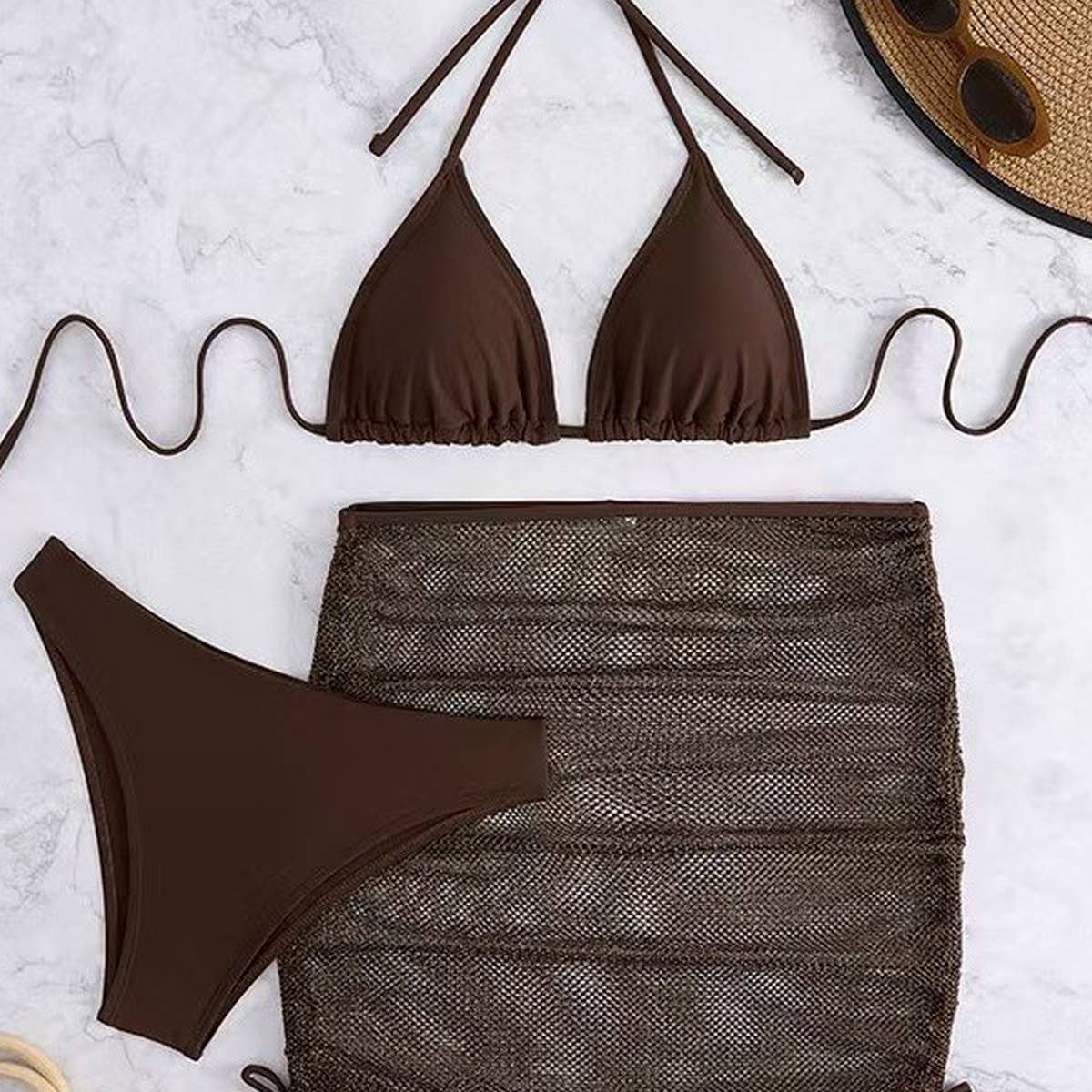 SUMMER SLIM SEXY BIKINI THREE PIECE SWIMSUIT_CWMW0723