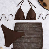 SUMMER SLIM SEXY BIKINI THREE PIECE SWIMSUIT_CWMW0723