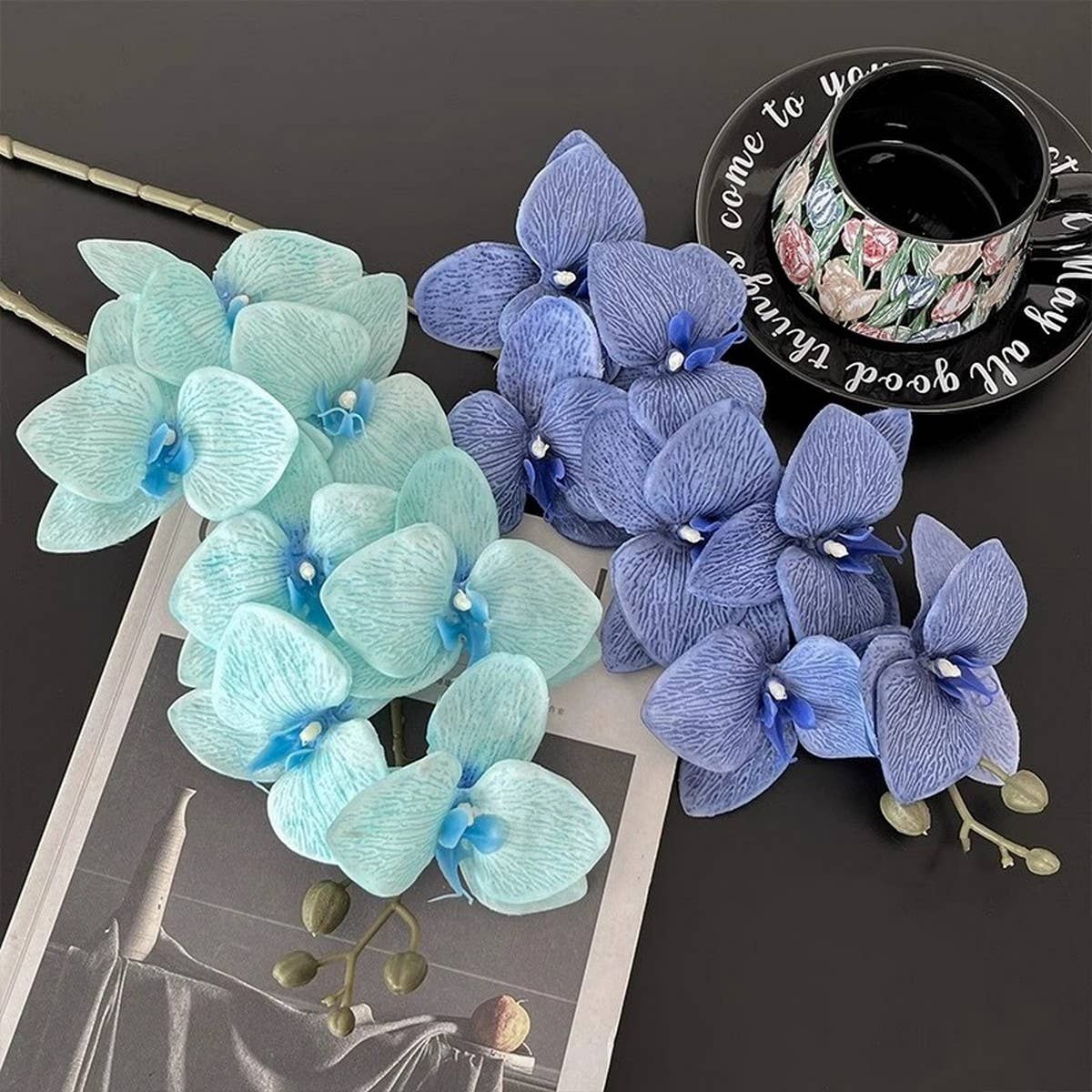 MOISTURE 7 HEAD PHALAENOPSIS ORCHID WEDDING DECOR_CWMM6481