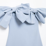 BOWKNOT STRAPLESS DRESS FRENCH STYLE CHIC_CWDMD5803