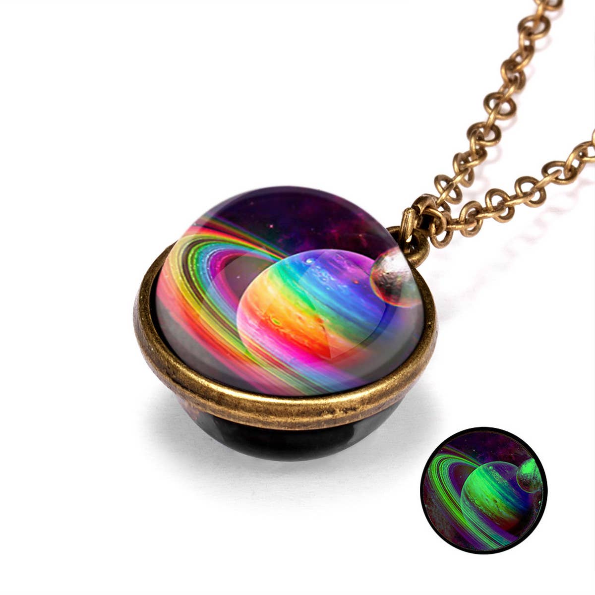 FASHION GALAXY UNIVERSE LUMINOUS NECKLACE_CWAJE2430