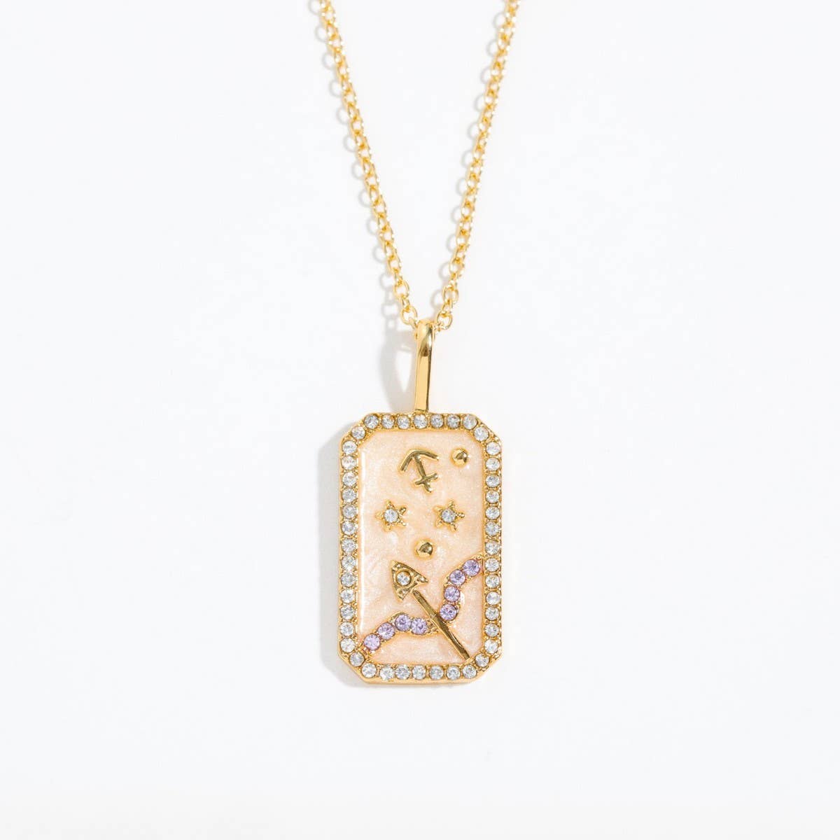 NEW CREATIVE 12 CONSTELLATIONS ZIRCON NECKLACE_CWMM3837