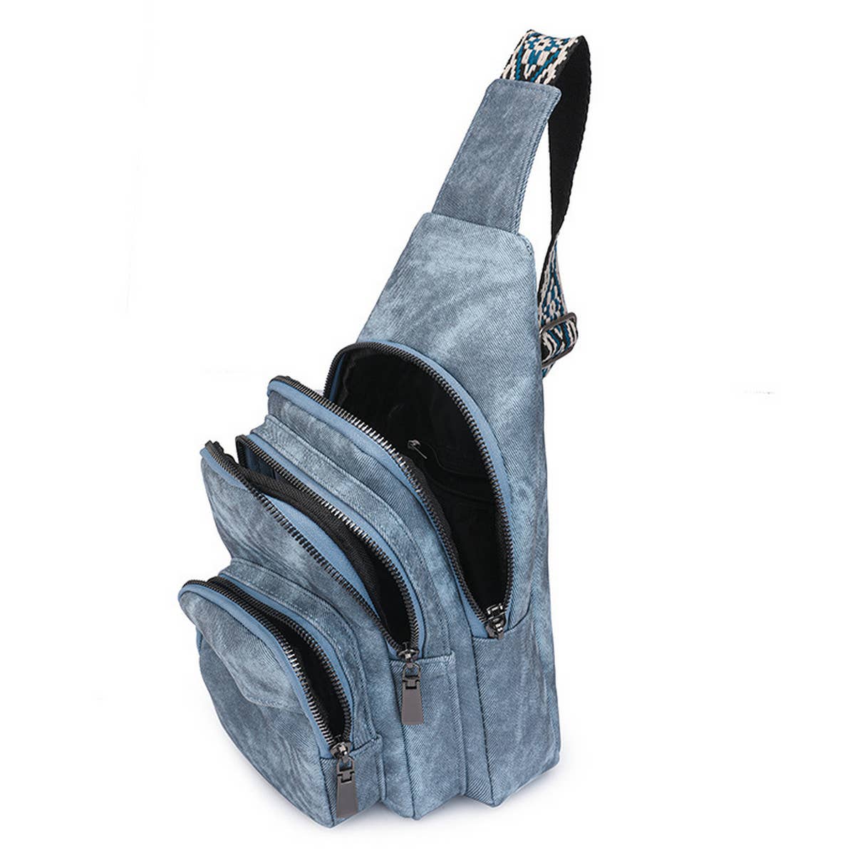 2024 NEW SIMPLE PU WAIST BAG MESSENGER BAG_CWAB2711