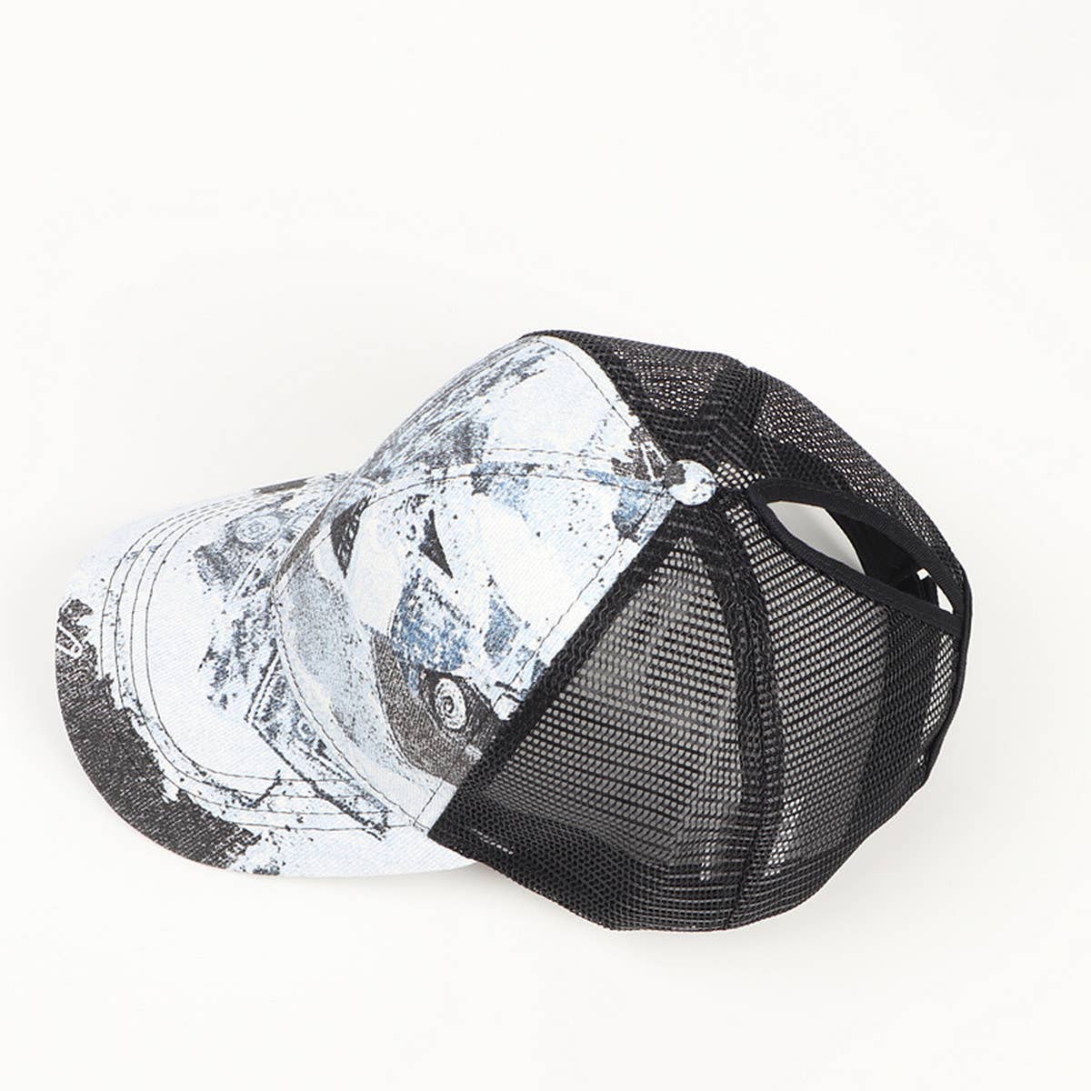 OUTDOOR CAMOUFLAGE GRAFFITI TIE DYE BASEBALL CAP_CWAH1147