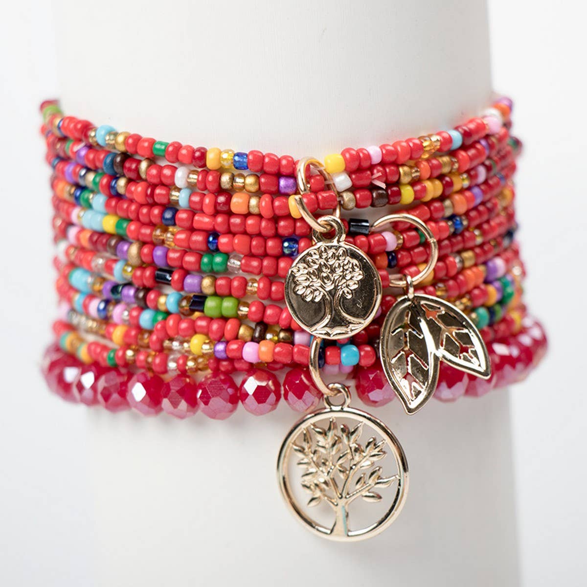 BOHEMIAN TREE OF LIFE FASHION WOMENS BRACELET_CWASC0694