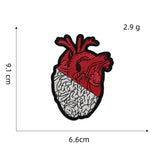 PUNK STYLE SKULL CREATIVE EMBROIDERY PATCH_CWMM4052