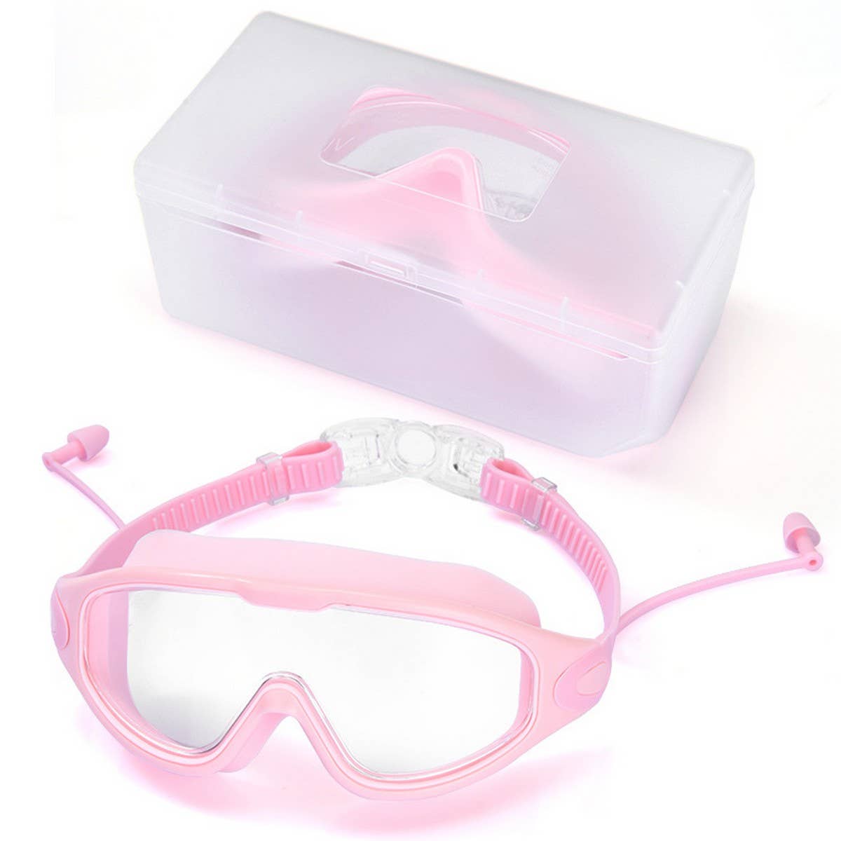 LARGE FRAME SWIM GOGGLES HD ANTI FOG MIRROR LENS_CWASG1047