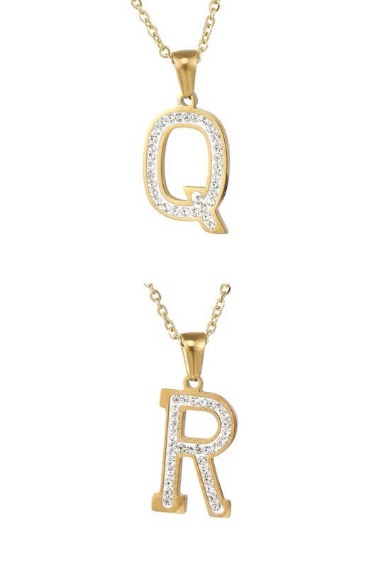 FASHION ALPHABET PENDANT CHARM NECKLACE_CWAJE219