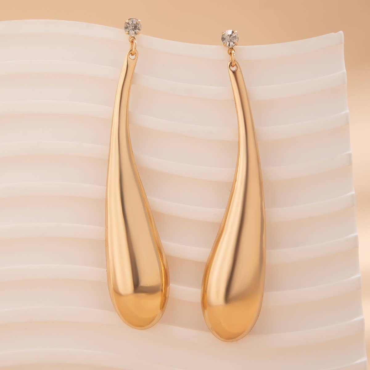 Water Drop Big Pendant Punk Style Necklace