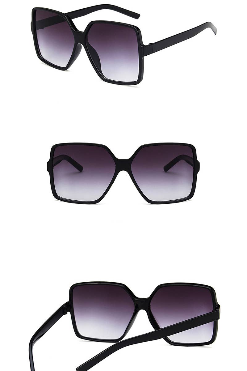 STREET SHOOTING SQUARE LARGE FRAME SUNGLASSES_CWASG0121