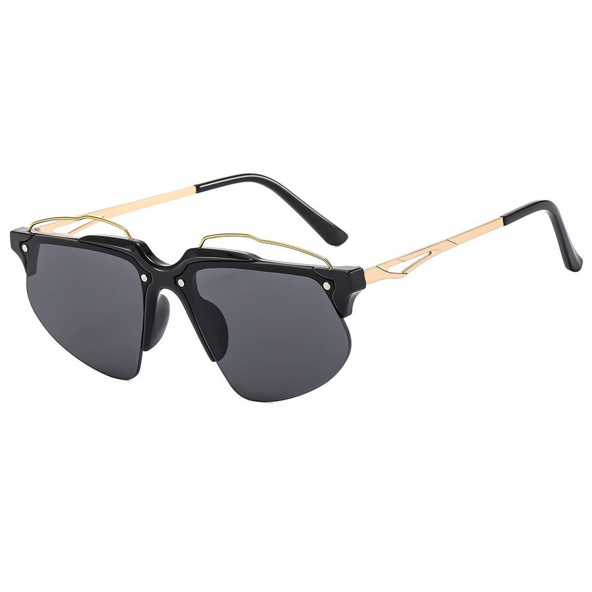 METAL BUTTERFLY WING SUNGLASSES FOR WOMEN_CWASG1167