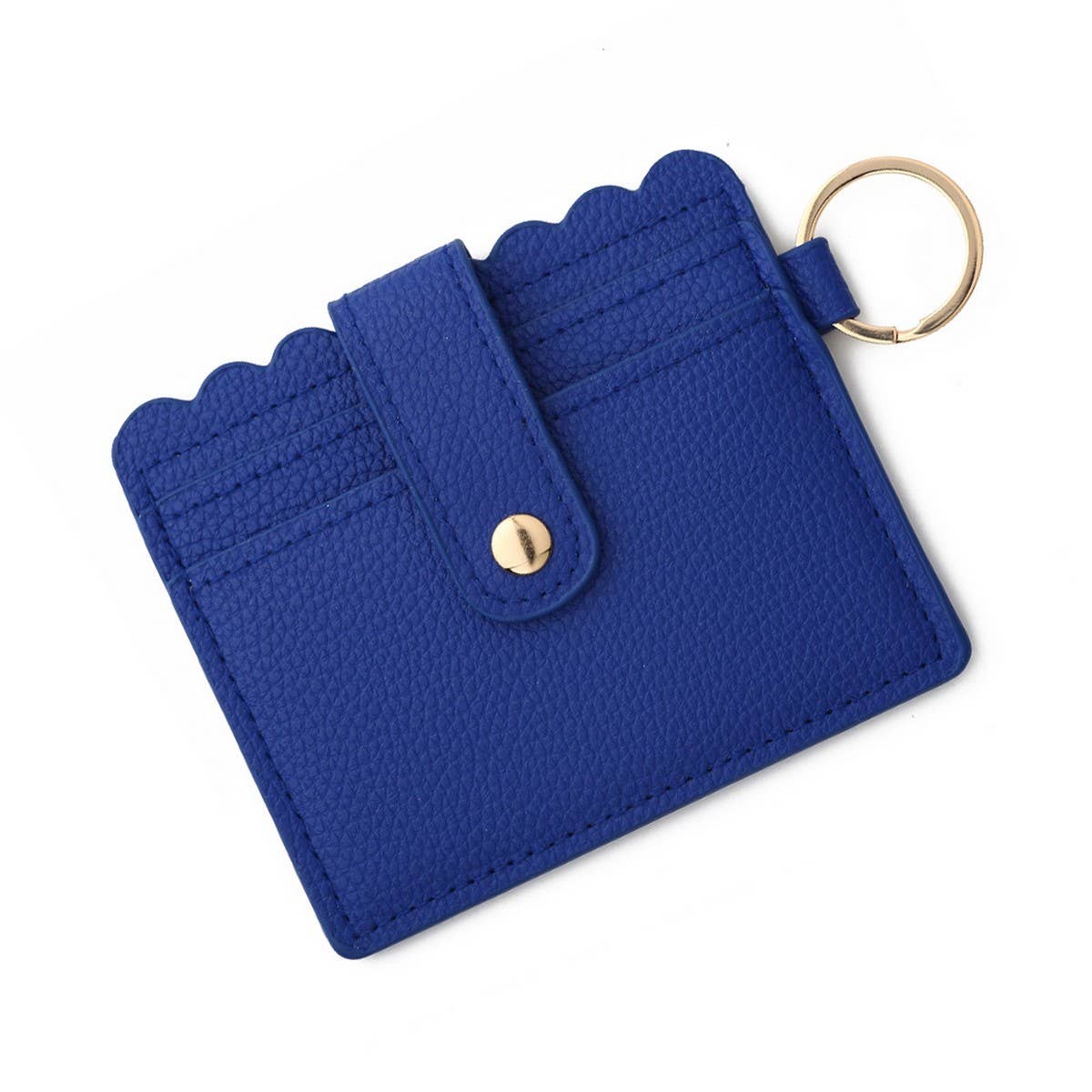 MULTI CARD PU WALLET WITH KEYCHAIN COIN POCKET_CWAB4937