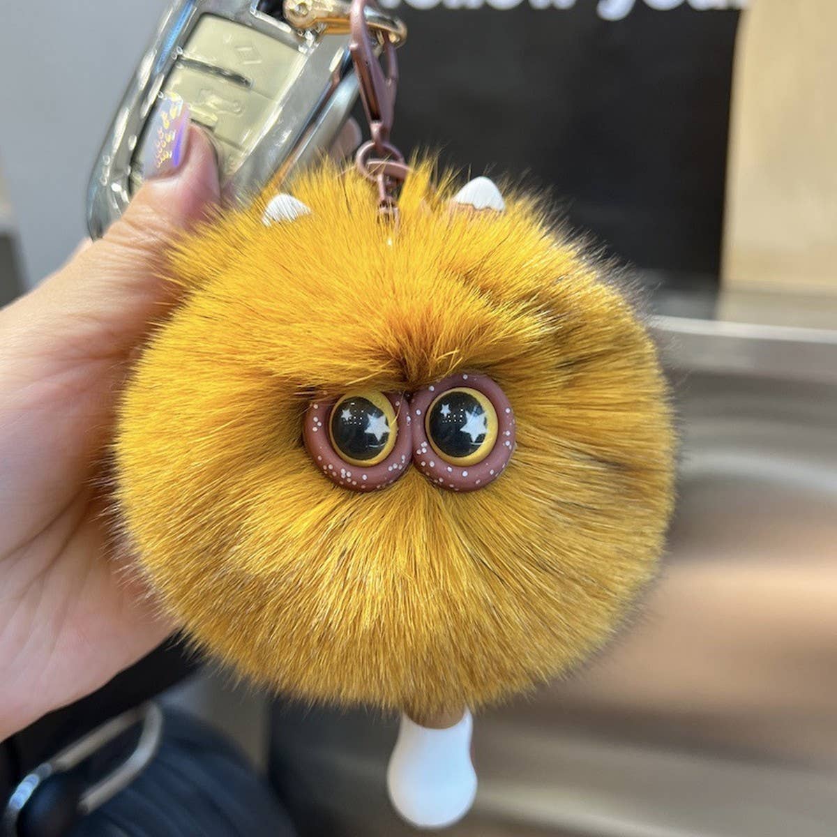 Cwmm10411_Cute Cat Keychain  Bag Charm Gift