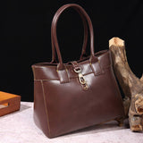 Retro Wax Large-Capacity Shoulder Bag_Cwab0922