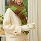 SOFT LUXURY BRUSHED SCARF WINTER COMMUTER WRAP_CWASC2700