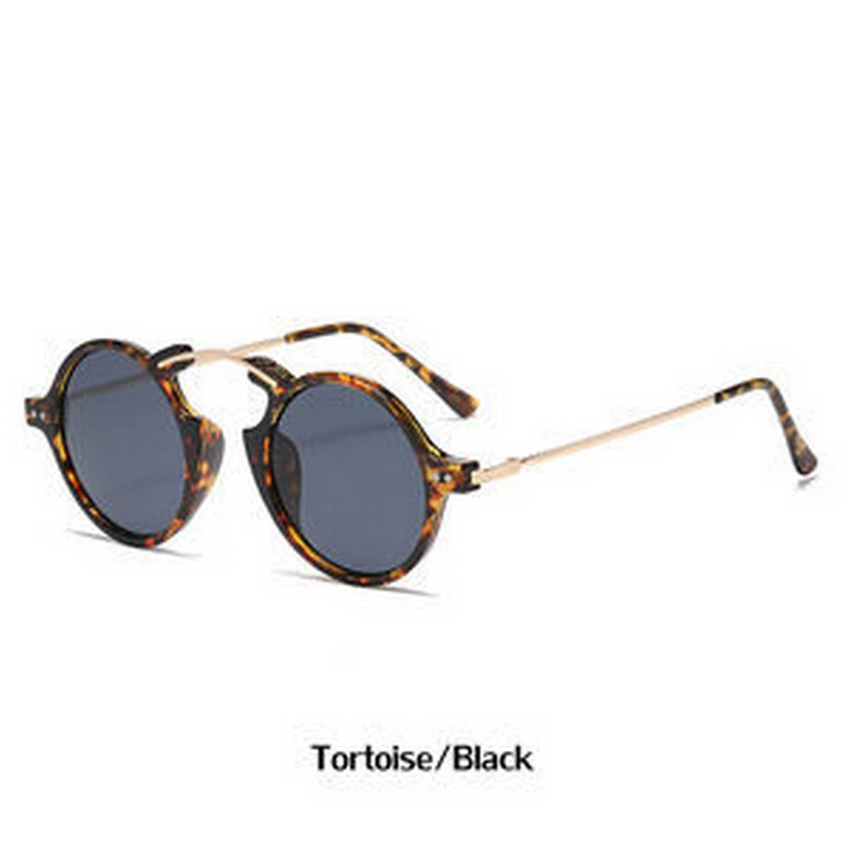 STEAMPUNK SMALL ROUND FRAME SUNGLASSES_CWASG0625