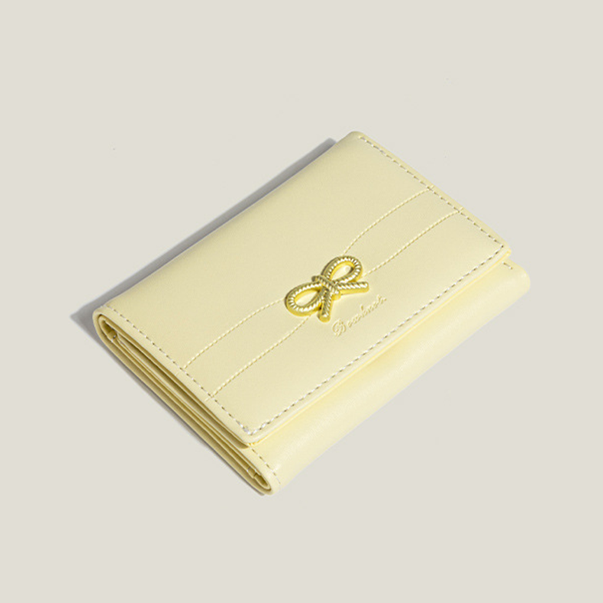 Cute Bow Short Wallet Foldable Card Holder_Cwab06207