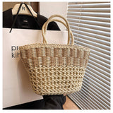 Hollow Fresh, Sweet And Fashionable Beach Bag_Cwab2317