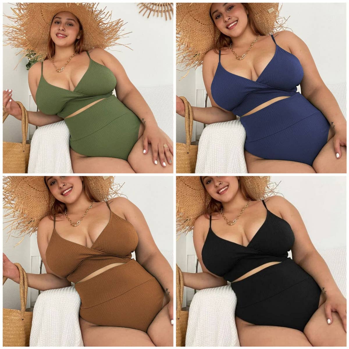 HIGH WAIST SEXY SWIMWEAR PLUS SIZE FOR WOMEN_CWMW0219