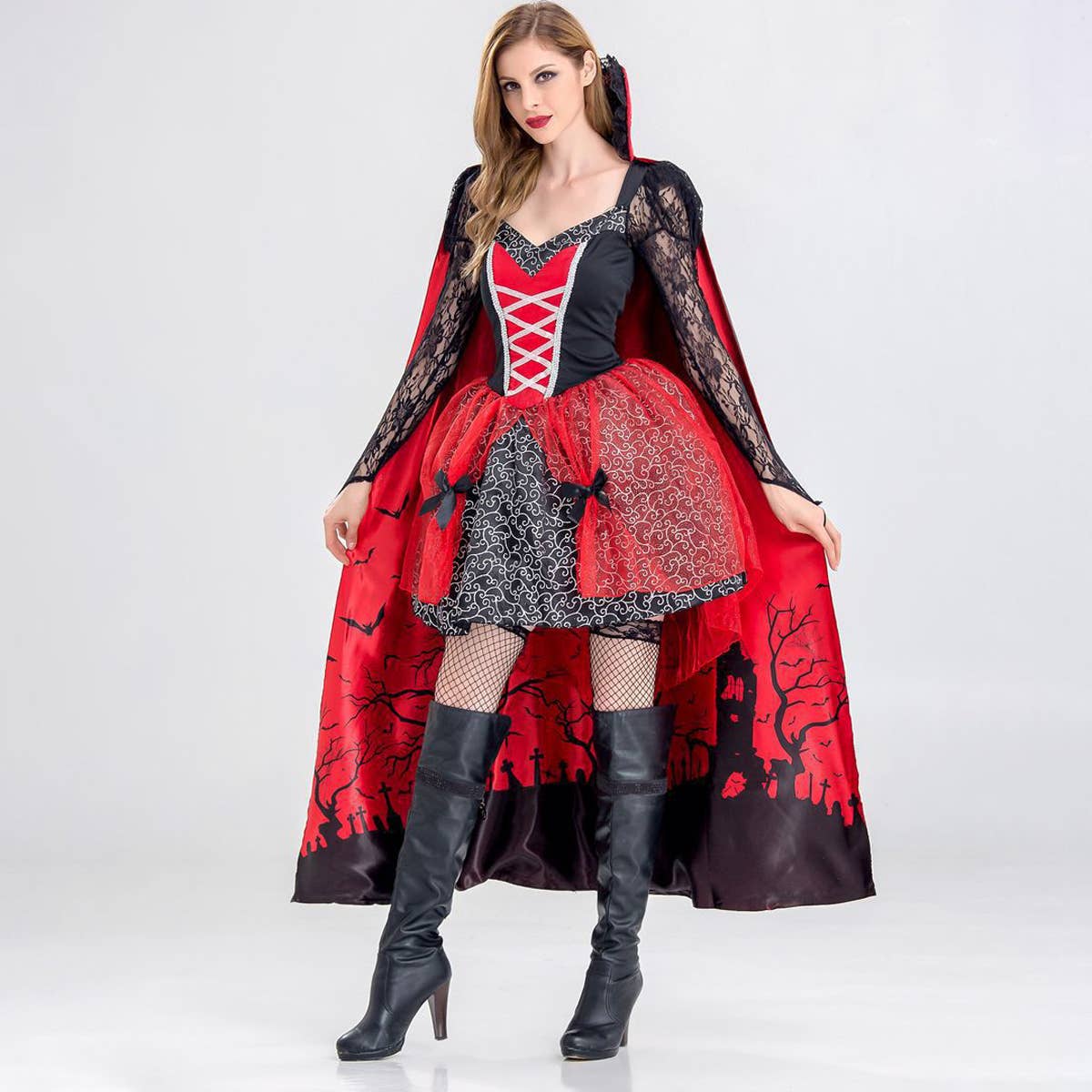 HALLOWEEN COSPLAY VAMPIRE QUEEN COSTUME_CWMM1514