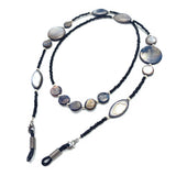 BEADED SHELL GLASS RICE BEADS GLASSES LANYARD_CWMM1171