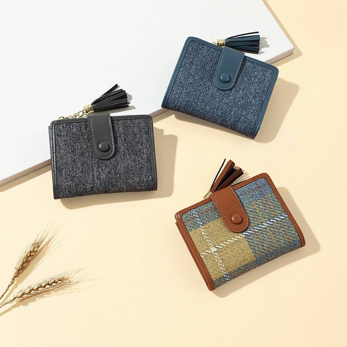 New Autumn Winter Ins Tassel Zipper Wallet_Cwab06271
