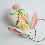 HANDMADE WHEAT BLOSSOM BUNNY PLUSH CHARM_CWMM5996