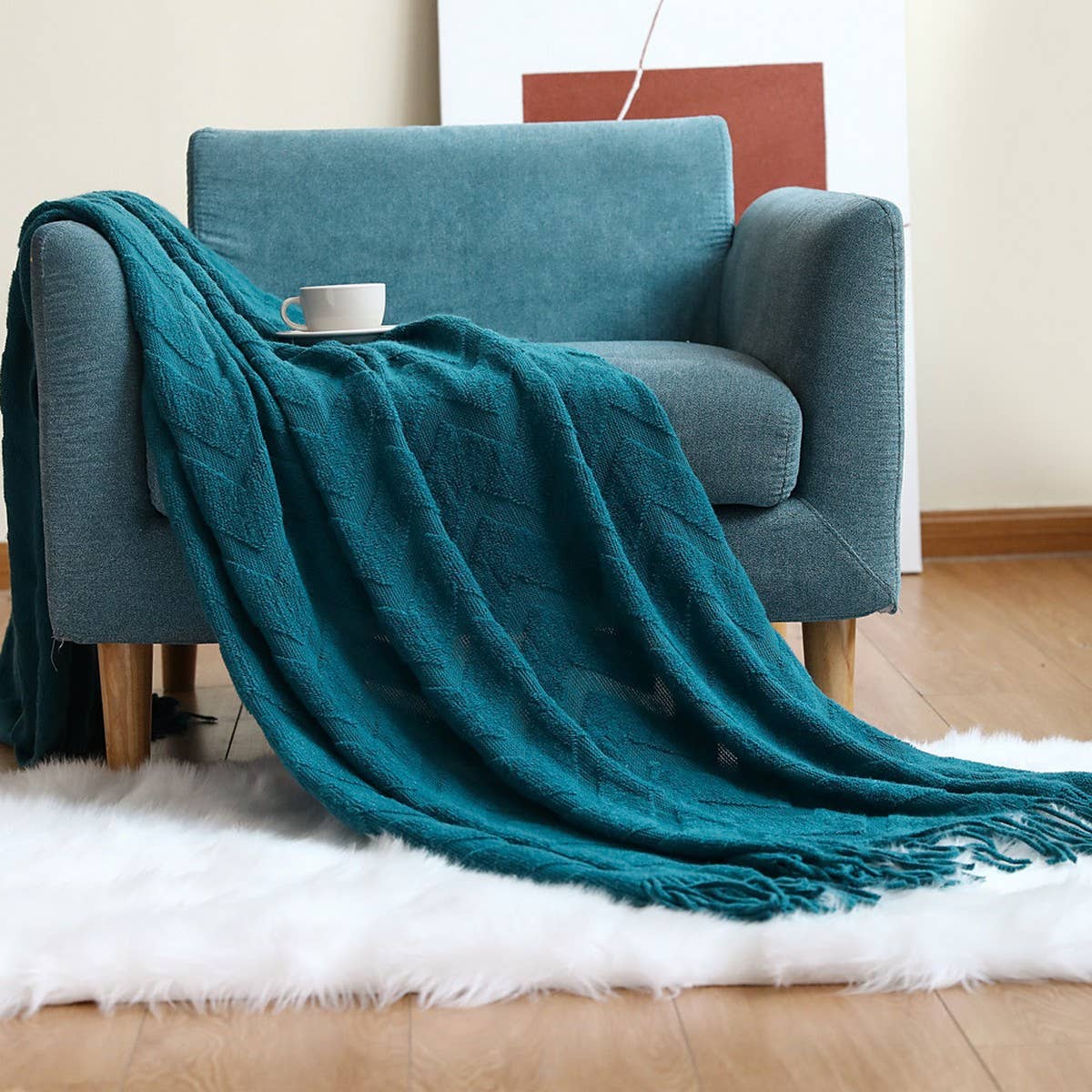 KNITTED SLEEP BLANKET WEIGHTED BLANKET COVER_CWMM0194